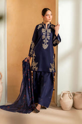 Eid ul Azha 2026 Heavy Embroidered Lawn 3-Piece Suit – Design 06 | 48" Shirt, Embroidered Sleeves & Trouser
