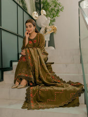 Aneela Lawn Fancy 3-Piece Unstitched Suit | Eid ul Adha 2026 | Bamber Chiffon Dupatta