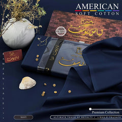 Libas-e-Yousaf American Soft Cotton Unstitched Suit | 2026 Wedding Collection | 4.5m