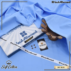 Gul Ahmad Soft Cotton SCG16 Men's Unstitched Suit | Breathable Summer Fabric | 4.5m