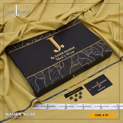 J. Country Wash & Wear Men's Unstitched Suit | Four Seasons | 4m Cutting