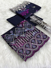 LAAJ Luxury Embroidery Laser Cut Boring Lawn Suit | Printed Dupatta | Premium Ladies Dress 2026