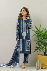 Eid ul Azha 2026 Lawn 3-Piece Heavy Embroidered Suit | 48" Shirt, Sleeves & Trouser