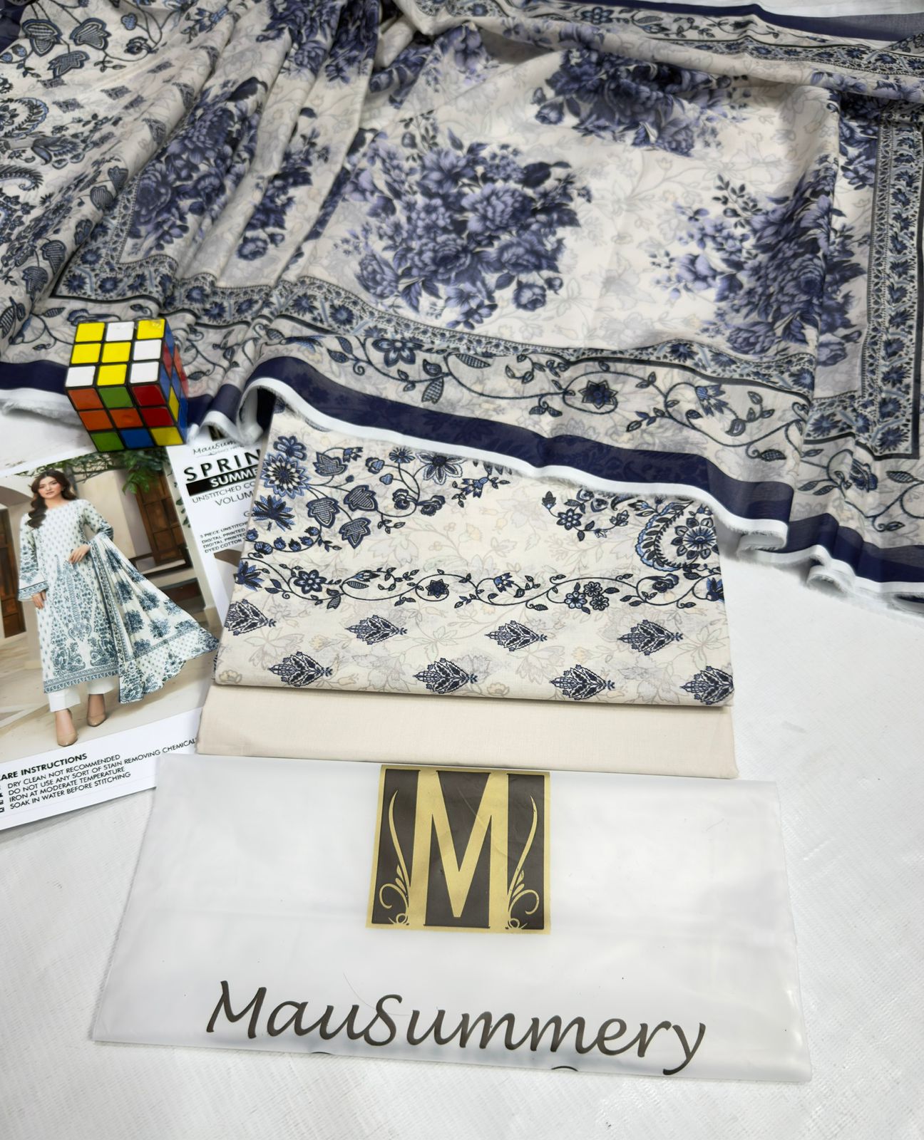 Mausummery 2026 Latest Lawn Collection | Premium Unstitched Suit | Summer Prints