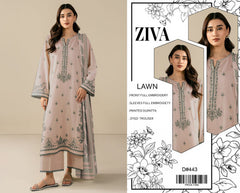 Eid ul Azha 2026 Lawn 3-Piece Heavy Embroidered Suit | 48" Shirt, Sleeves & Trouser