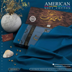 Libas-e-Yousaf American Soft Cotton Unstitched Suit | 2026 Wedding Collection | 4.5m
