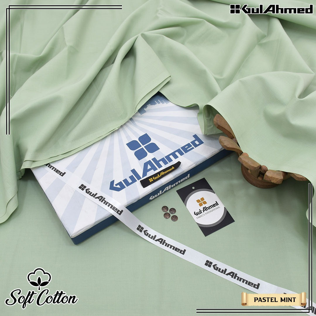 Gul Ahmad Soft Cotton SCG16 Men's Unstitched Suit – Shade 02 | Breathable Summer Fabric | 4.5m