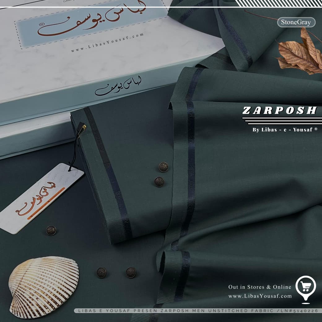 ZARPOSH by Libas-e-Yousaf | Premium Winter Wash & Wear Unstitched Suit