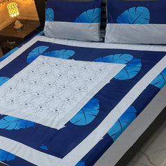 Patch Work Embroidered Bedsheet | Premium Quality | Embroidered & Panel Fabric